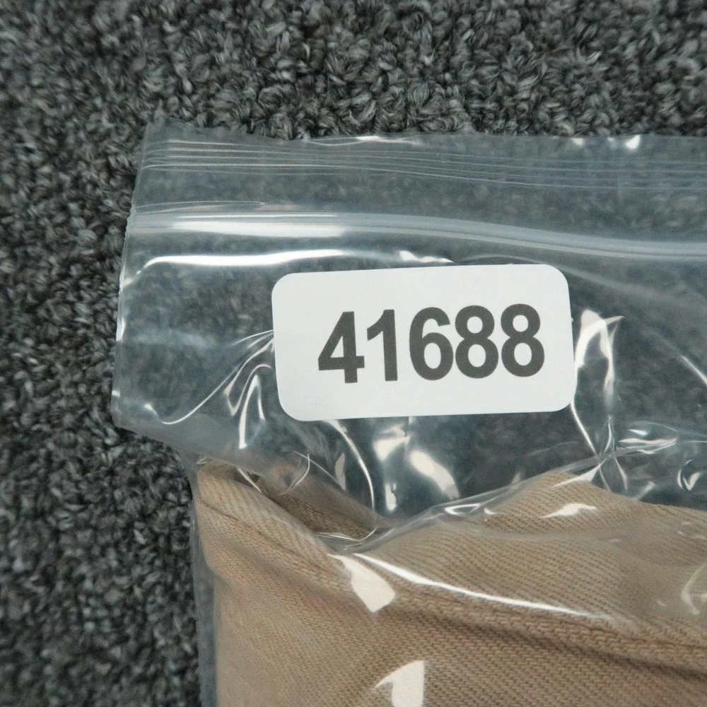 Aviator Pants Mens 40x30 Beige Straight Fit 5 Pocket Zip Chino Travel